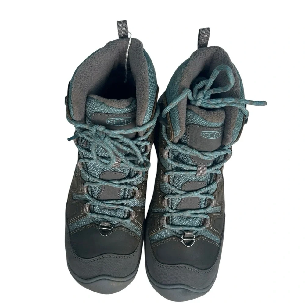 Keen Circadia Mid Polar Steel Grey Waterproof Hiking Boot Womens Size 9